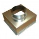 Plenum box, 200mm Dia Spigot- Metal